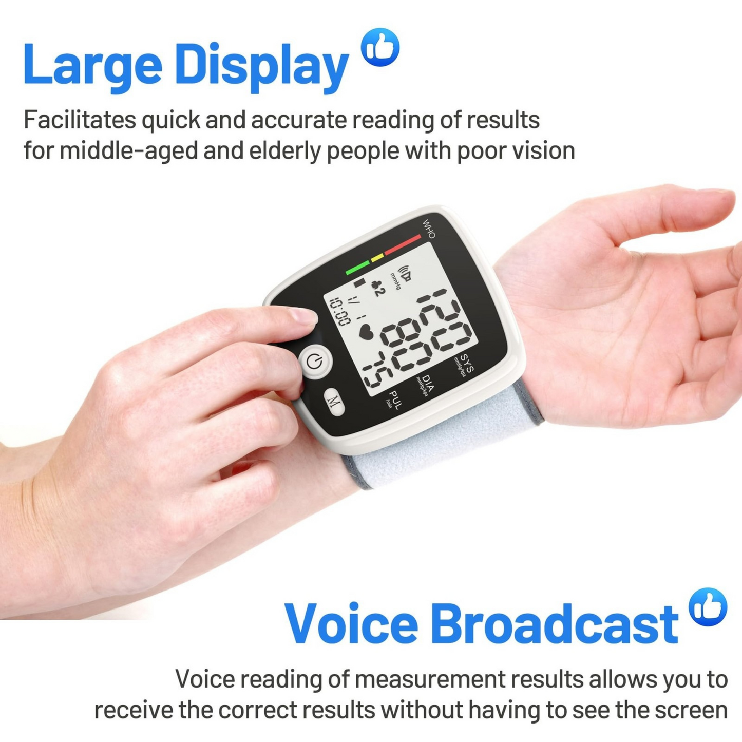 Wrist Blood Pressure Monitor