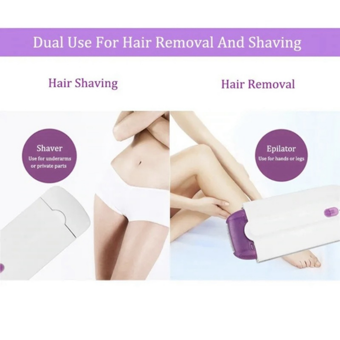 Mini Portable Electric Hair Razor Hair Removal Trimmer