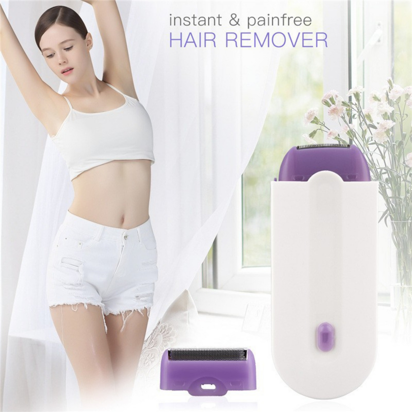 Mini Portable Electric Hair Razor Hair Removal Trimmer