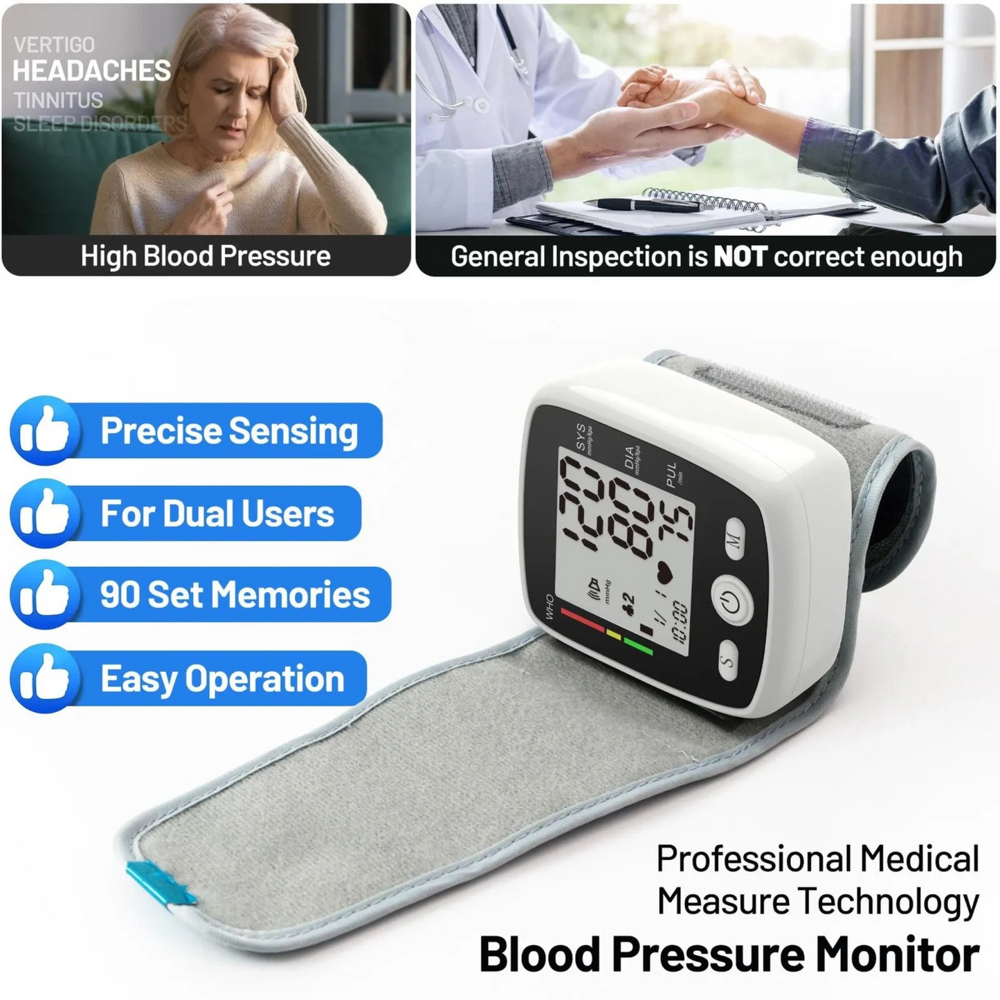 Wrist Blood Pressure Monitor