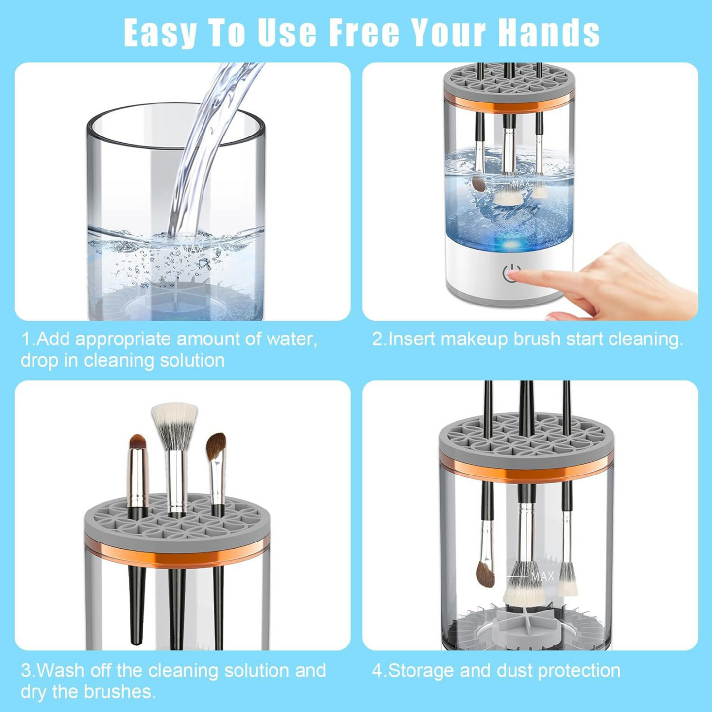 Electric Makeup Brush Cleaner