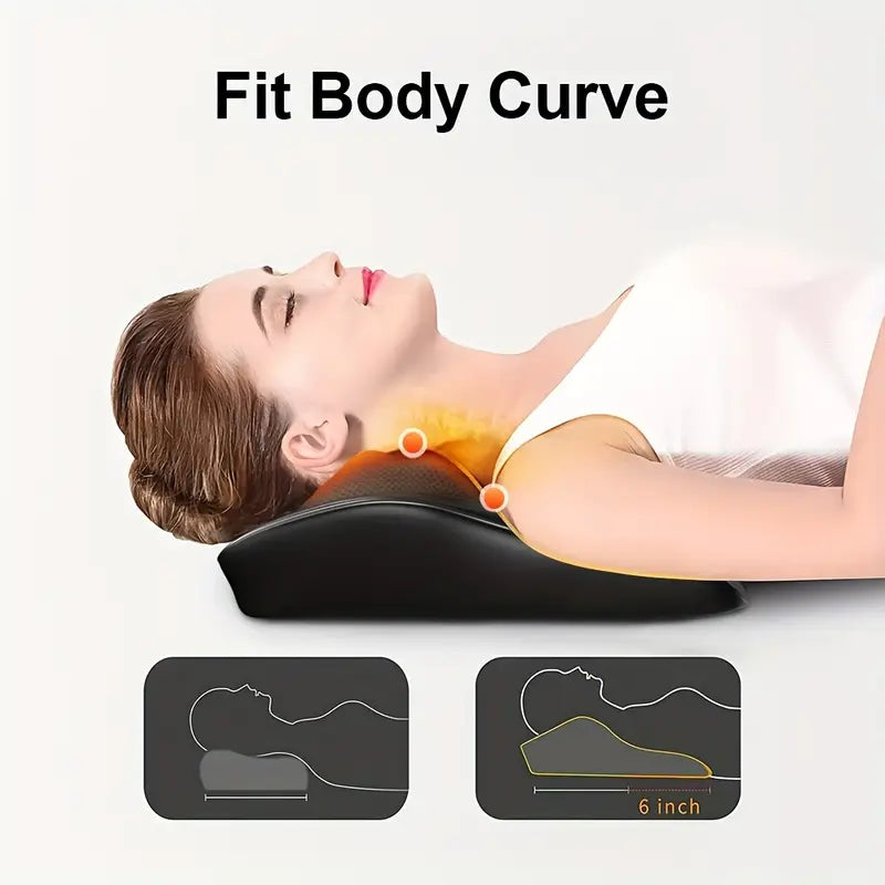 Shiatsu 3D Massage Pillow with Heat – Full Body Relaxation