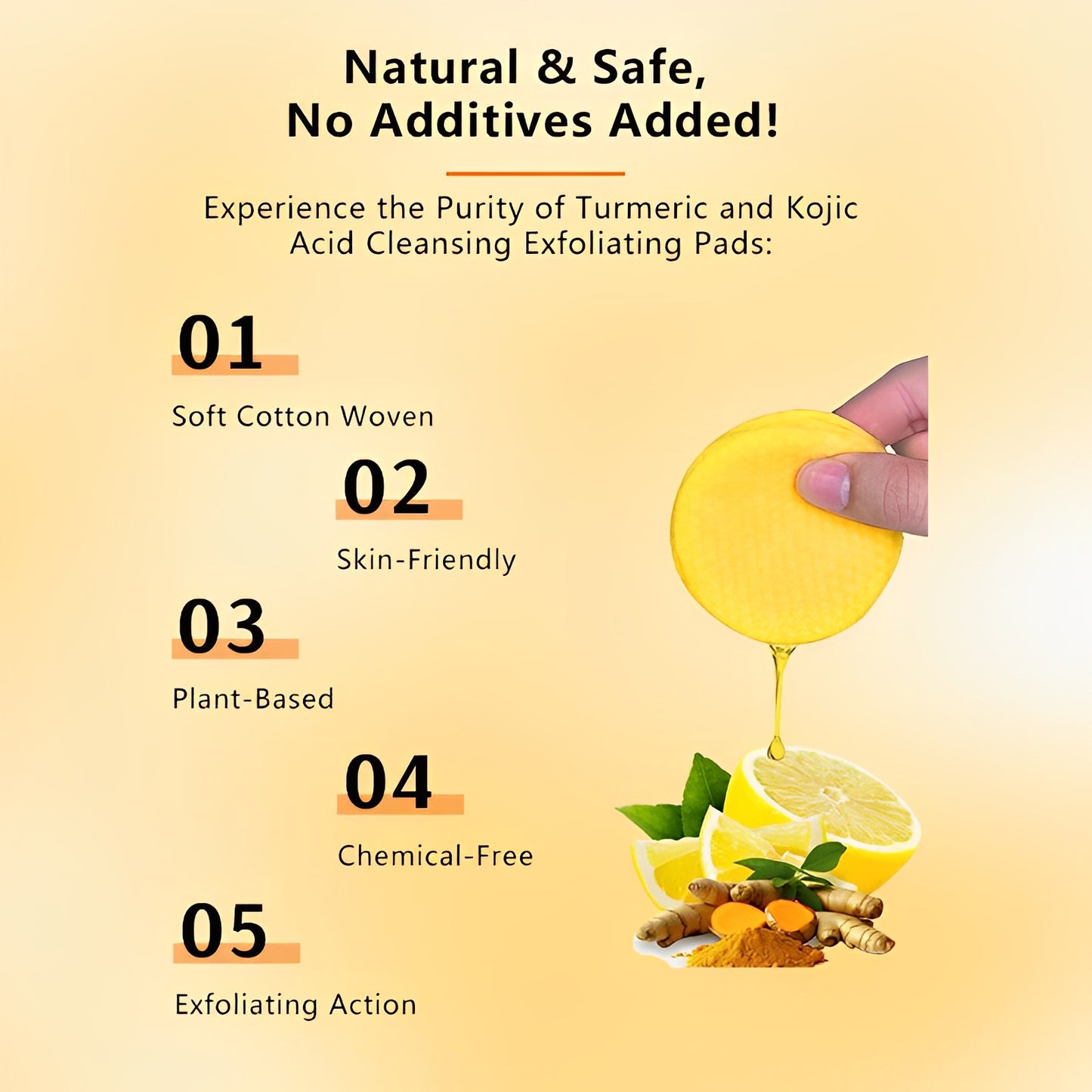 Soothing Turmeric Glow Pads – Brighten, Calm & Purify