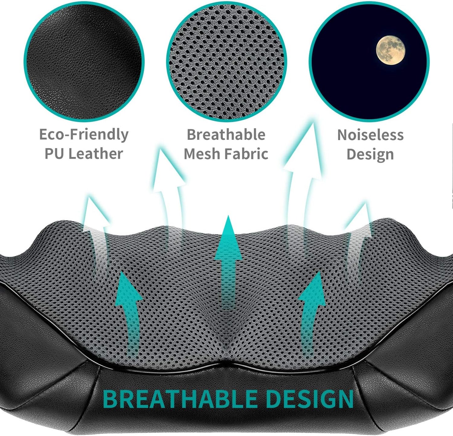 Ergonomic Neck & Shoulder Massager – Deep Tissue Kneading for Back & Neck Relief