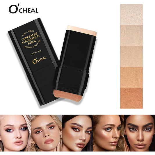 Foundation Stick Face Makeup Waterproof Nature Full Coverage Concealer