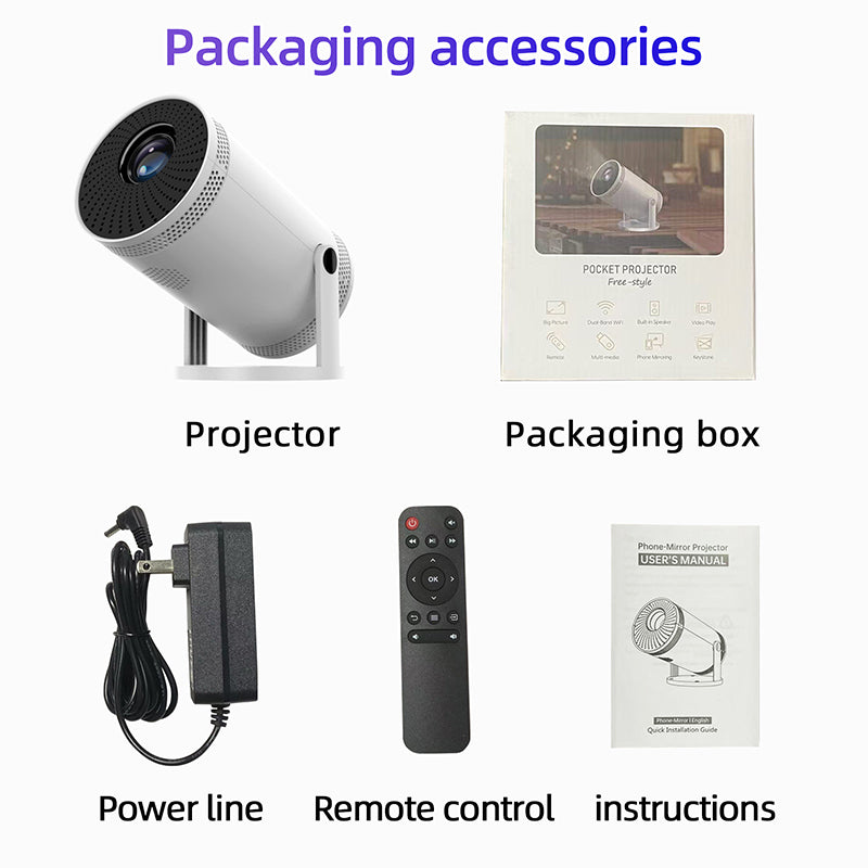 LED Projector Portable 2.4G