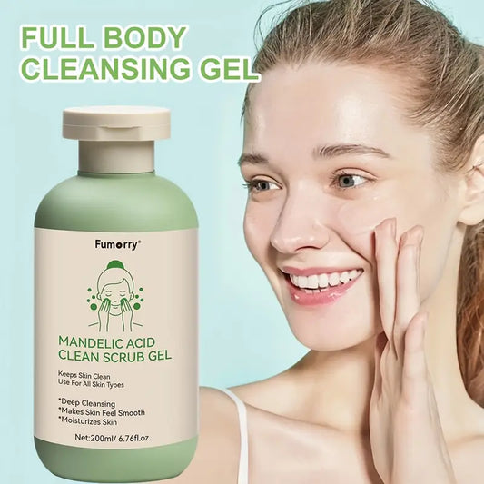 Fumorry Mandelic Acid Clean Scrub Gel – Deep Cleansing & Hydrating Exfoliator